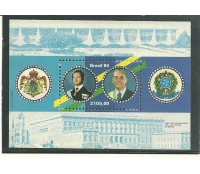 B66  Visita do Rei da Suécia Carl XCVI Gustaf ao Brasil - Mint  872