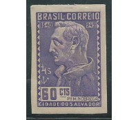 C245 1949  4º CENTENÁRIO DE SALVADOR - BAHIA, Pe. MANOEL DA NÓBREGA 11.792 - MINT