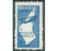 C540 SEMANA DA ASA E III EXPOSIÇÃO FILATÉLICA 1965 MINT 11.983