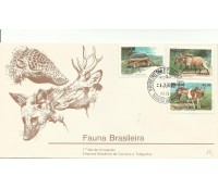 Fdc 255/1982 Fauna Brasileira, Carimbo de Minas Gerais 12.202