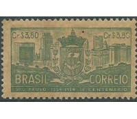 C331C Quarto Centenário de São Paulo 1954 Papel Palha N 12.343