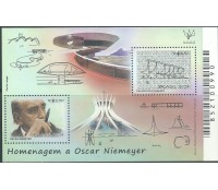 B182 Homenagem a Oscar Niemeyer ,Mint 12.378 