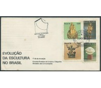 Fdc 108/1976 Escultura no Brasil - Pontos de Ferrugem 14.098