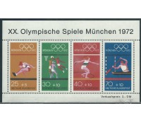 Alemanha Bundespost 1972 Olimpíadas  de Munique 14.655  Novo