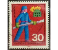 Alemanha Deutche Bundespost 1970 carimbado 17.661