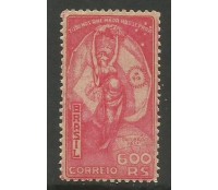 C62/1933 600 réis Visita do Presidente Justo da Argentina , novo com goma 18.502