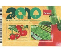 B160 Ano da Biodiversidade com Logo de Portugal  - Mint  1735  