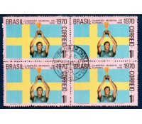 1970 -  C680 / 1970 Brasil Tricampeão Mundial de Futebol  "Bellini/Suécia  20.011 