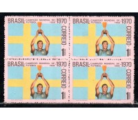 1970 C680  Brasil Tricampeão de Futebol  "Bellini/Suécia " 20.063 Novo com goma