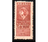 Tesouro Nacional Cr$50,00 marrom , novo 20.170