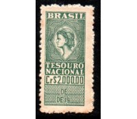 Tesouro Nacional Cr$2.000,00 verde claro novo 20.175