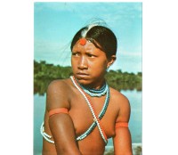 Brasil Nativo  Mocinha da tribo Jurunas , Parque Nacional do Xingu 23.069