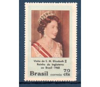 Brasil Visita da Rainha Elizabeth  II ao Brasil em 19.11.1968 - 23.409 M