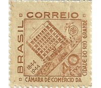 C193 CENTENÁRIO DA CÂMARA DE COMÉRCIO DO RIO GRANDE 1944 NOVO 1988