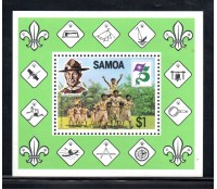 Samoa 75 Anos do Escotismo 23.962 mint