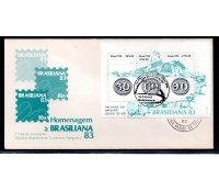 FDC295 Bloco 57 Brasiliana 83 - 24.076