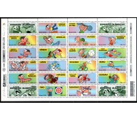 2000 Esportes Olímpicos Folha 01 - C230l/2320 - 24.629  Mint