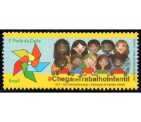 C3983 - 2021 SELO ANO INTERNACIONAL PARA ELIMINAÇÃO DO TRABALHO INFANTIL, GAMADO  24.917 MINT 