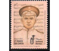 C3987 - 2021 SELO 150 ANOS DE NASCIMENTO DO MAESTRO TONHECA DANTAS 24.921 MINT       