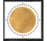 C3961-2020 SELO CENTENÁRIO DA 1ª MEDALHA DE OURO DO BRASIL EM JOGOS OLÍMPICOS 24.932 MINT