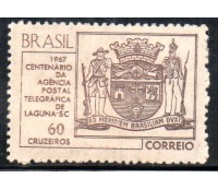 C563 Centenário da Agência Postal em Laguna - SC 25.193 Novo