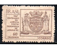 C563 Centenário da Agência Postal em Laguna - SC 25.194 Novo