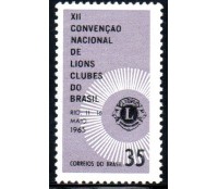 C527 XII Convenção Nacional de Lions Clubes /RJ 25.195 Mint