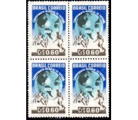 1950 Quadra C253 - 25.268 Nova com goma, levíssima dobra na goma