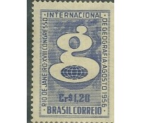 C374 MINT - CONG. DE GEOGRAFIA 1956