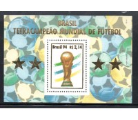 B98  BRASIL TRICAMPEÃO DE FUTEBOL MINT  2309 