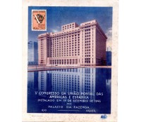 1946 Folhinha Filatélica Oficial FO-11 V Congresso da UPAEP 27.045