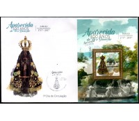 2017 Fdc 742A B202 Aparecida 300 Anos de Fé e Devoção 27.215