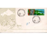 Fdc 516/1990 Descobrimento da América 27.273 marca com tinta