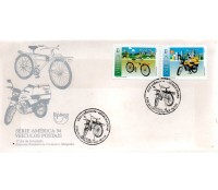 Fdc 610/1994 Série América Upaep 94 Veículos Postais 27.285