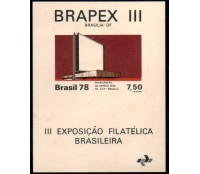 1978 B41 Brapex III Exposição Filatélica Brasileira 27.393 Novo