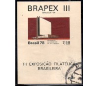 1978  B41 Brapex III Exposição Filatélica Brasileira 27.395 Usado