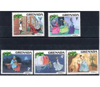 Grenada Natal de 1981 -  28.201 No Primeiro selos falta um Picote 