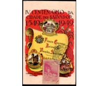 1949 Máximo Postal IV Centenário da Cidade do Salvador - 28.261