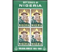 Nigéria 1965 Bloco Escotismo Novo com Goma 28.434