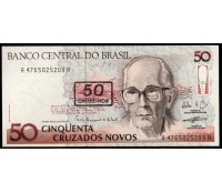 Brasil C210 Fe 1990 Cinquenta Cruzeiros 28.513