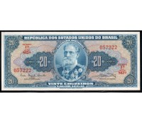 Brasil C022 Sob 1961 Vinte Cruzeiros 28.534