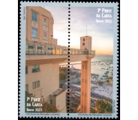 C4137 Se-Tenant 150 Anos do Elevador Lacerda, Salvador-Bahia 2023 Mint 28.552