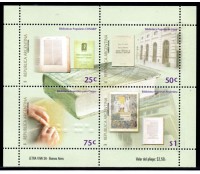 Argentina 2000 bloco mint Bibliotecas 28.690