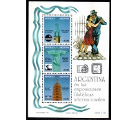 Argentina 1993 Bloco mint Exposições Filtélicas Internacionais 28.695