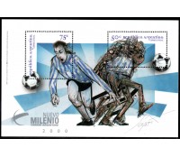 Argentina 1999 Bloco mint novo Milênio 28.712