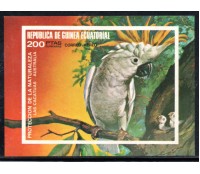 República da Guiné Equatorial bloco cacatua mint28.778