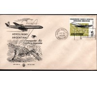 Argentina 1959 Fdc Aerolineas Argentina 28.850