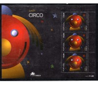 2002 Portugal 2002 Bloco Tema O Circo - Mint 29.998