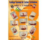 CATÁLOGO NACIONAL DE CARTÕES TELEFÔNICOS Reedição m1ª e 2ª Atualizações 1999 seminovo - 23 folhas30.213