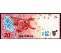 Argentina 2017 20 Pesos soberba 30.313